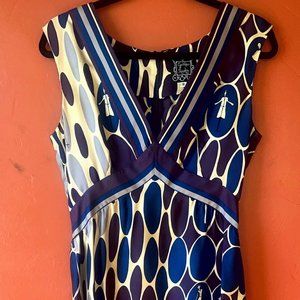 Vintage Cynthia Rowley Retro Dress Size 8